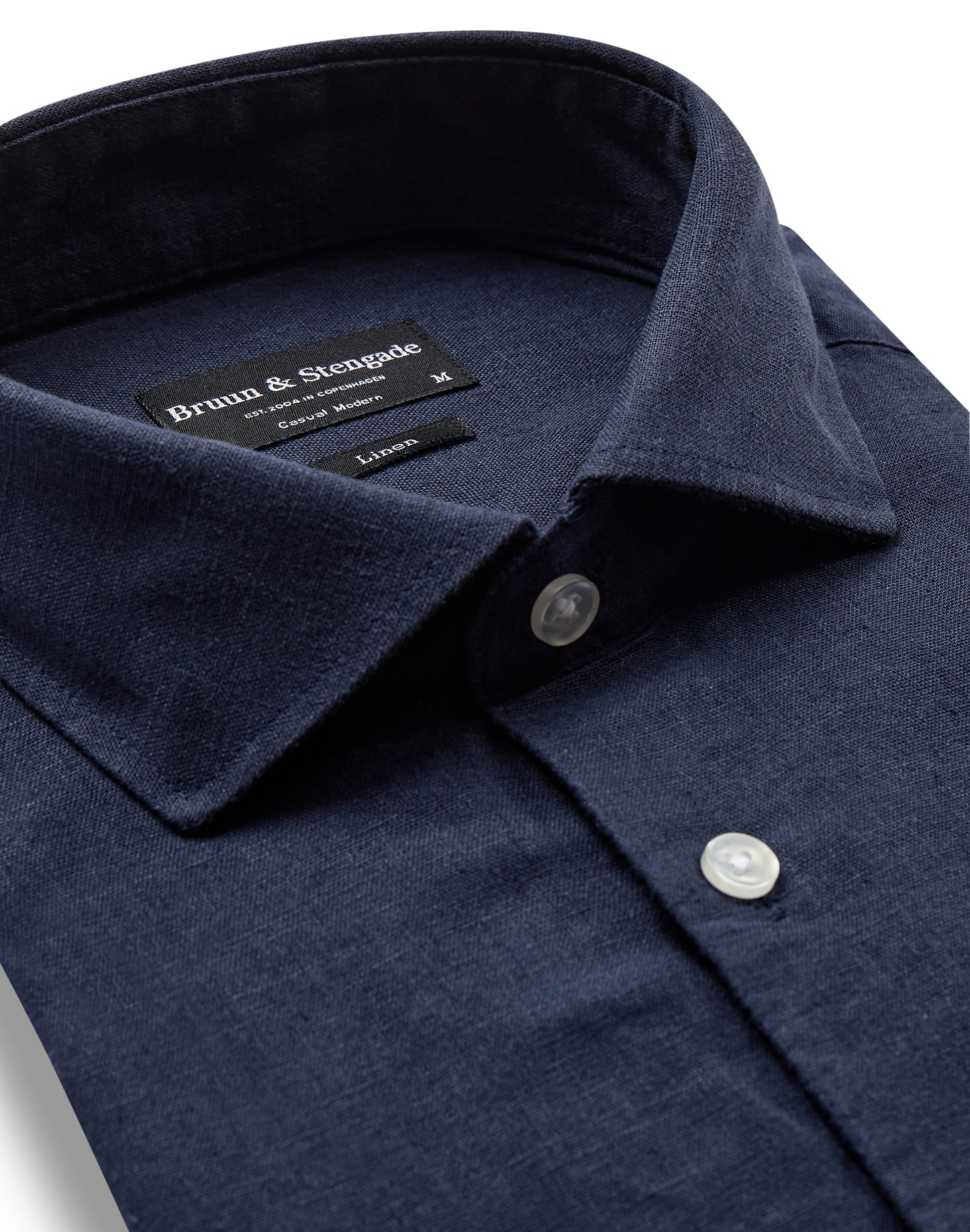 Bruun & Stengade Antonelli Casual Modern Fit Shirt Navy