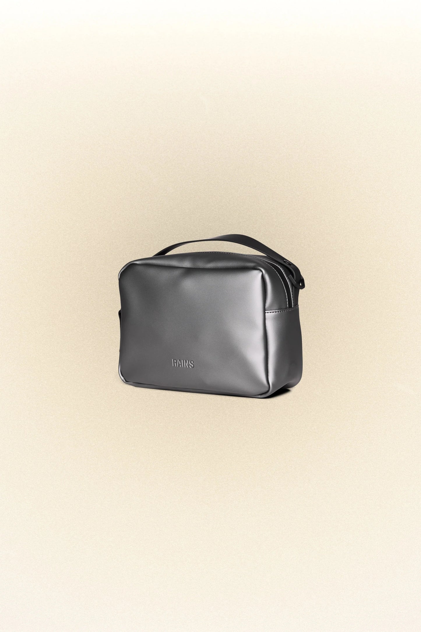 Rains Box Bag Metallic Grey