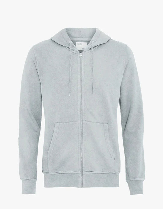 Colorful Standard Classic Organic Zip Hood Faded Grey