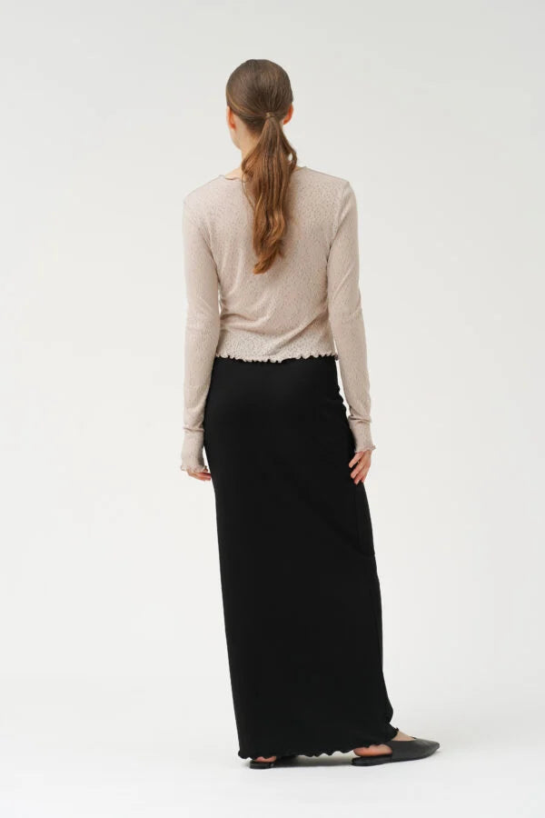 Residus Mae Maxi Skirt Black