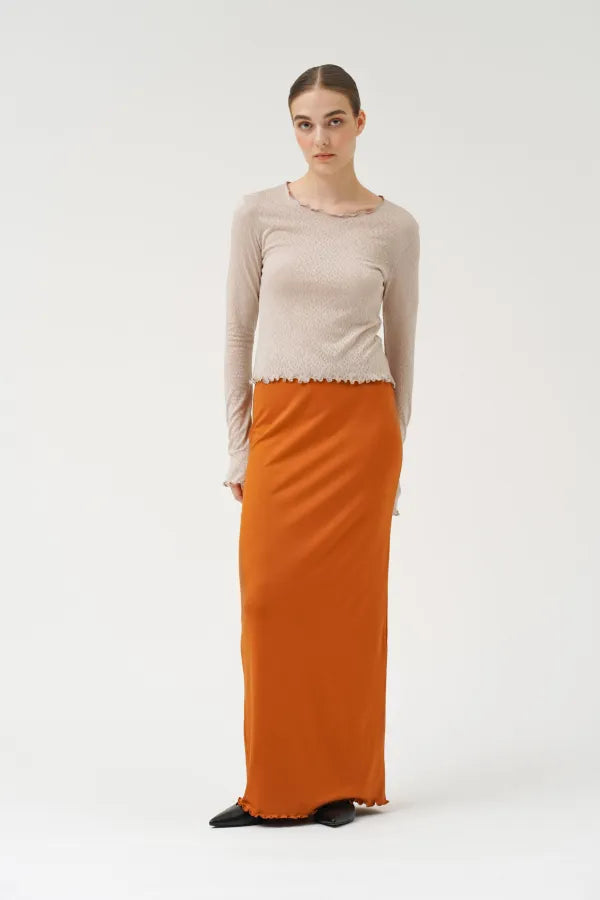 Residus Mae Maxi Skirt Almond