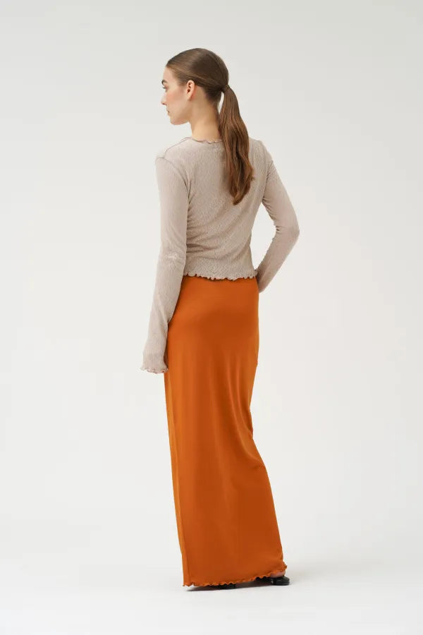 Residus Mae Maxi Skirt Almond