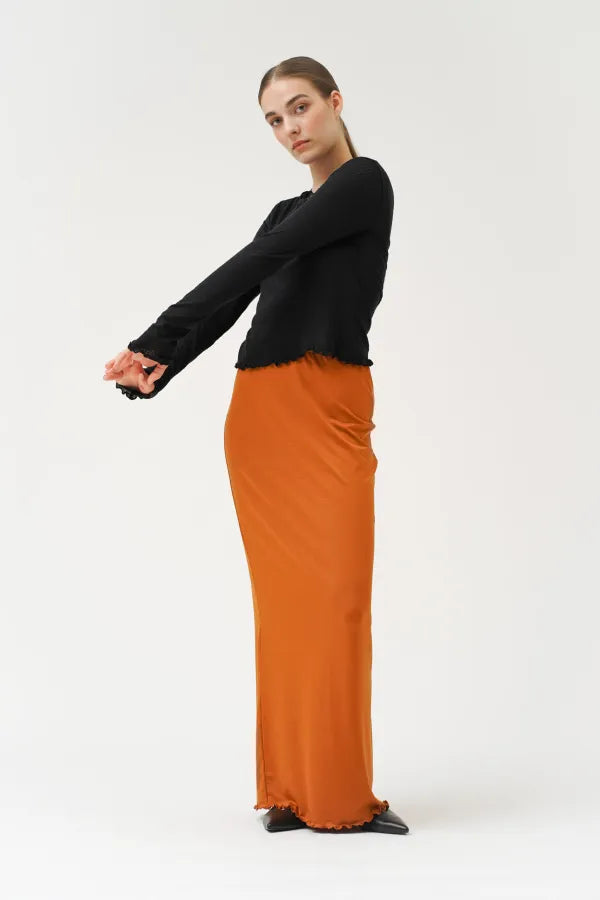 Residus Mae Maxi Skirt Almond