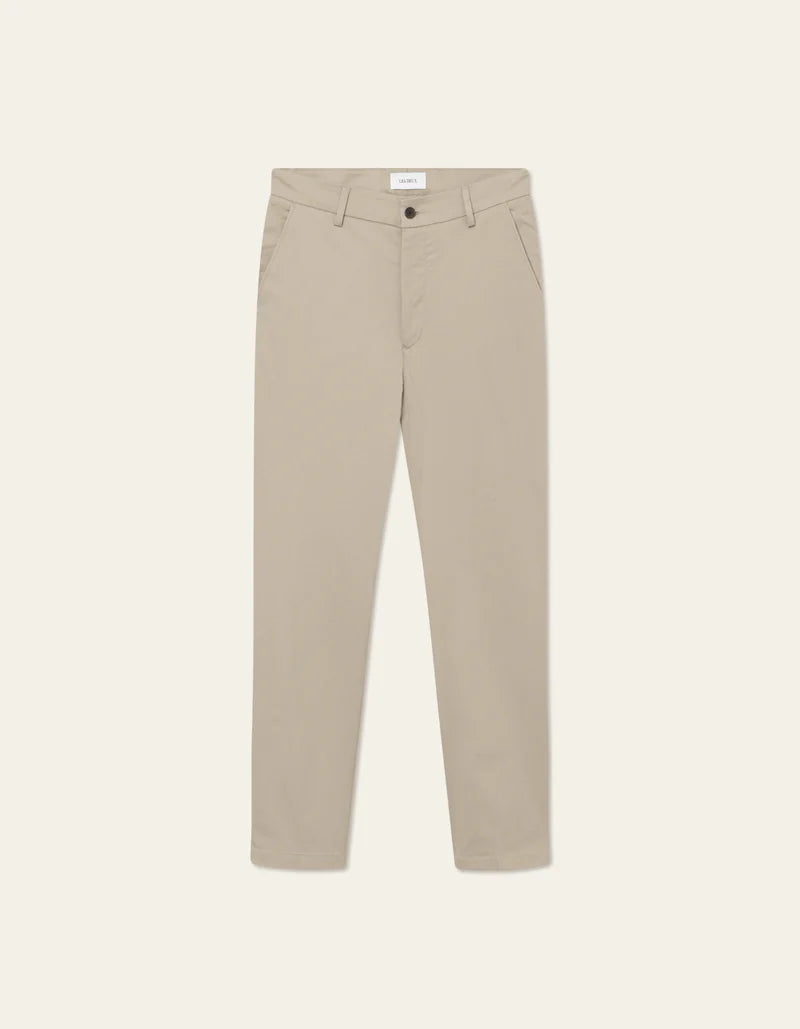 Les Deux Como Reg Cotton Suit Pant Dark Sand