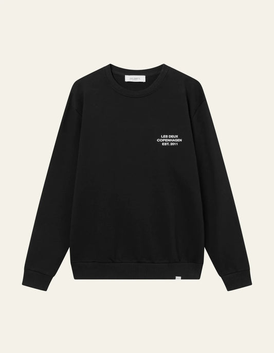 Les Deux Copenhagen 2011 Sweatshirt Black/white