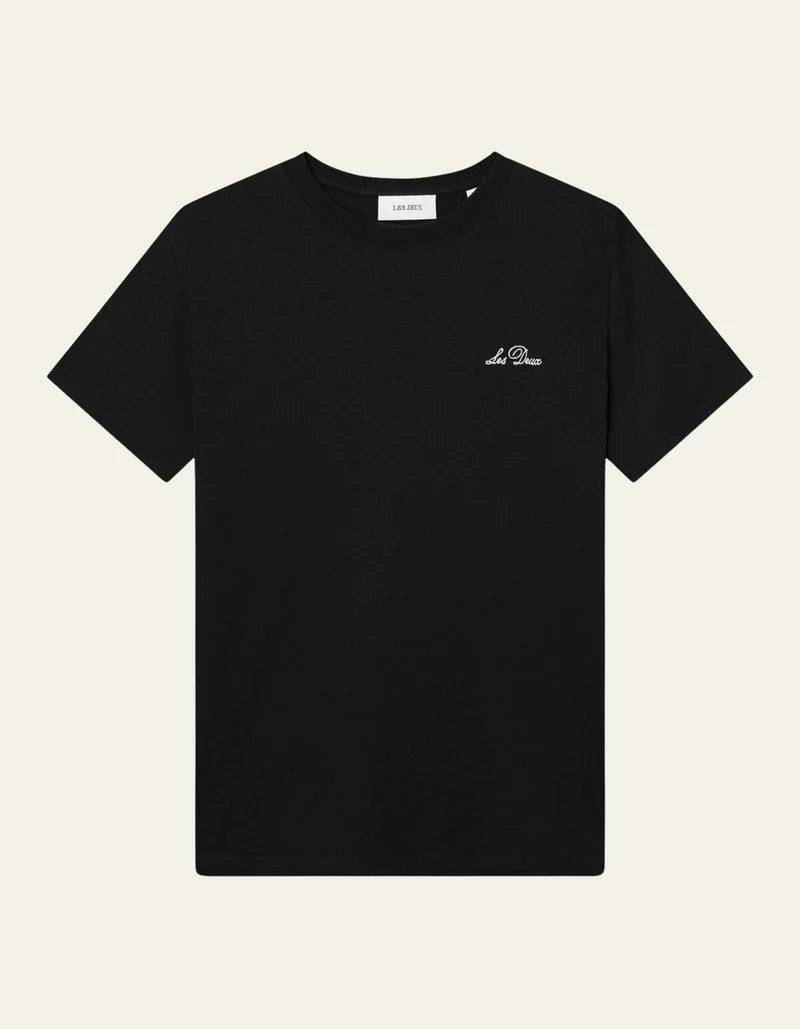 Les Deux Crew T-shirt Black/Light Ivory