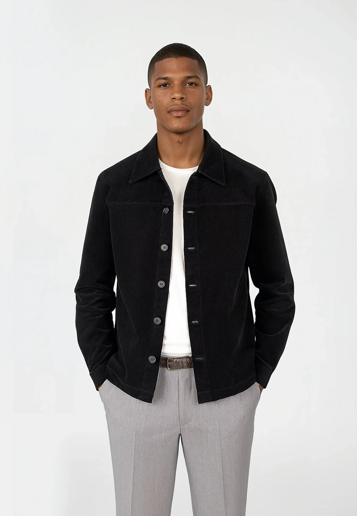 Ciszere Dylan Cord Overshirt 3.0 Black - Mojo Independent Store