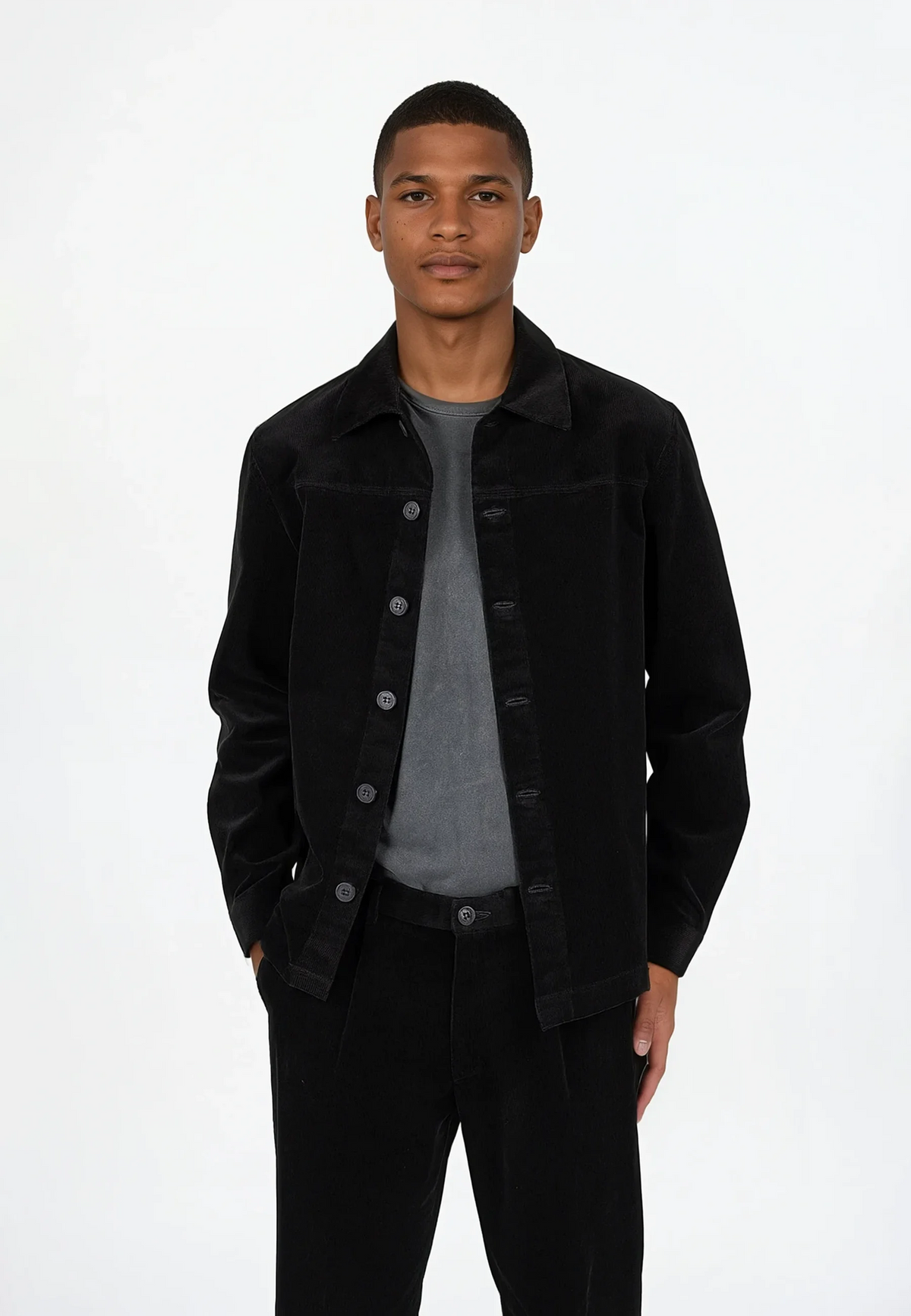 Ciszere Dylan Cord Overshirt 3.0 Black - Mojo Independent Store