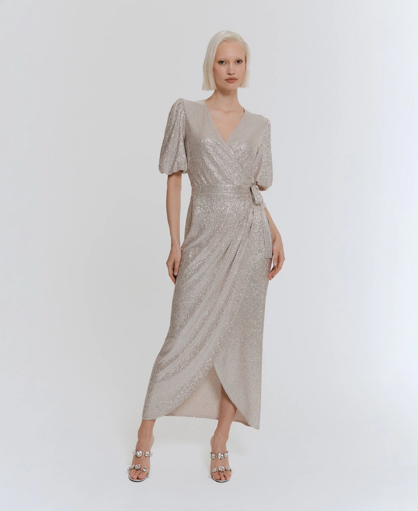 Ida Sjöstedt Dylan Dress Mushroom Silver