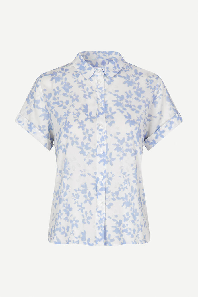 Samsøe Samsøe Majan Ss Shirt Meadow Light Blue