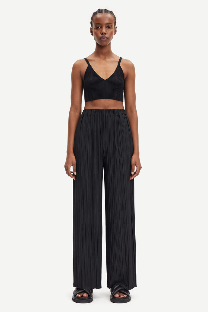 PLEATED WIDE-LEG TROUSERS - LIMITED EDITION - Black | ZARA India