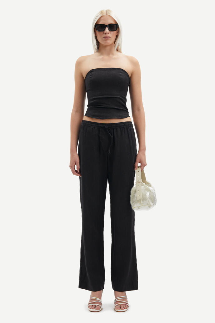 Samsøe Samsøe Hoys String Trouser Black