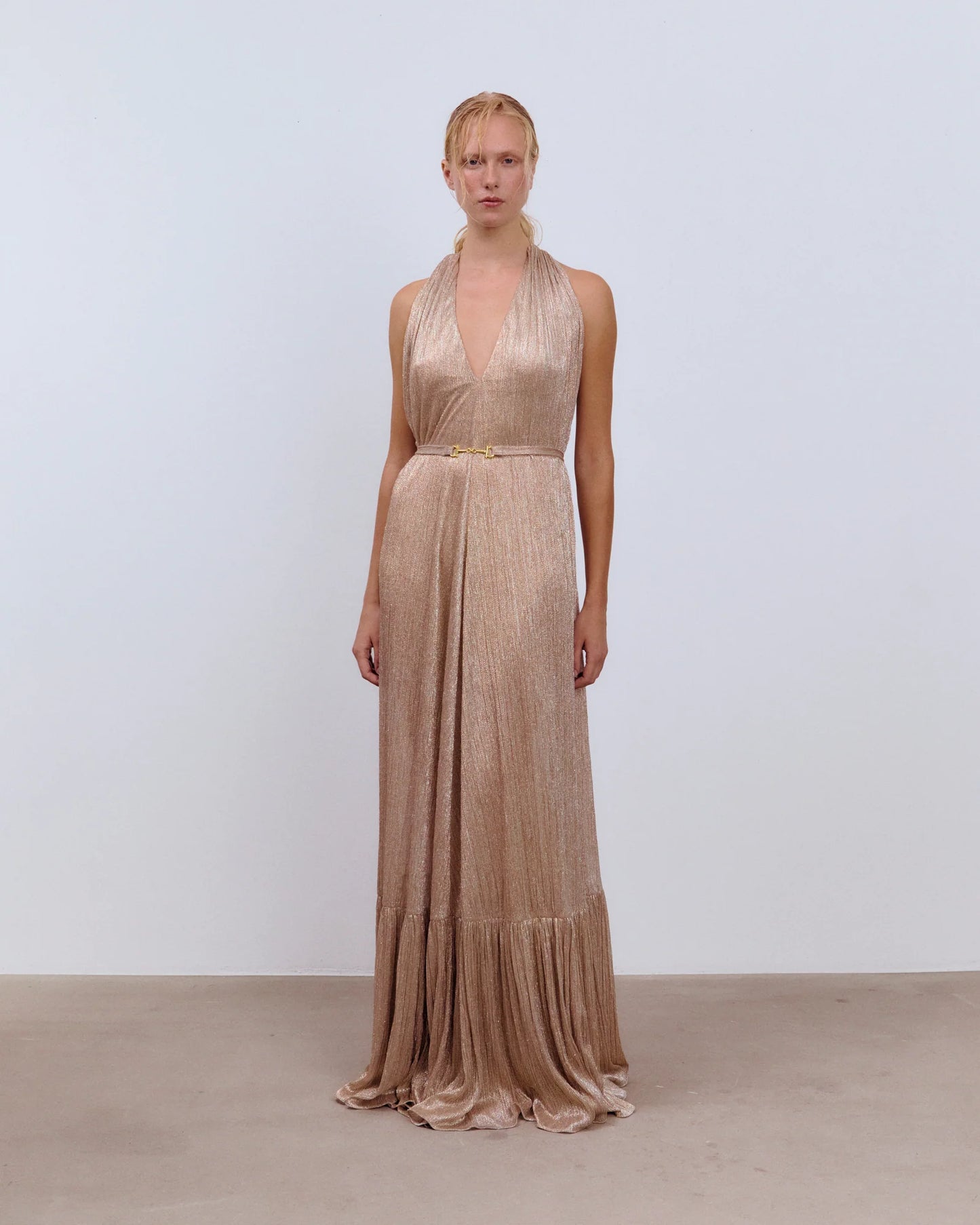 Ida Sjöstedt Farida Dress Silver Gold