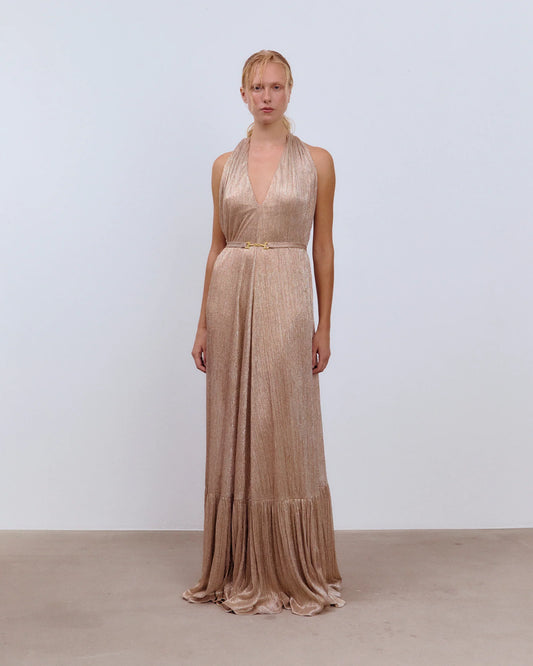 Ida Sjöstedt Farida Dress Silver Gold