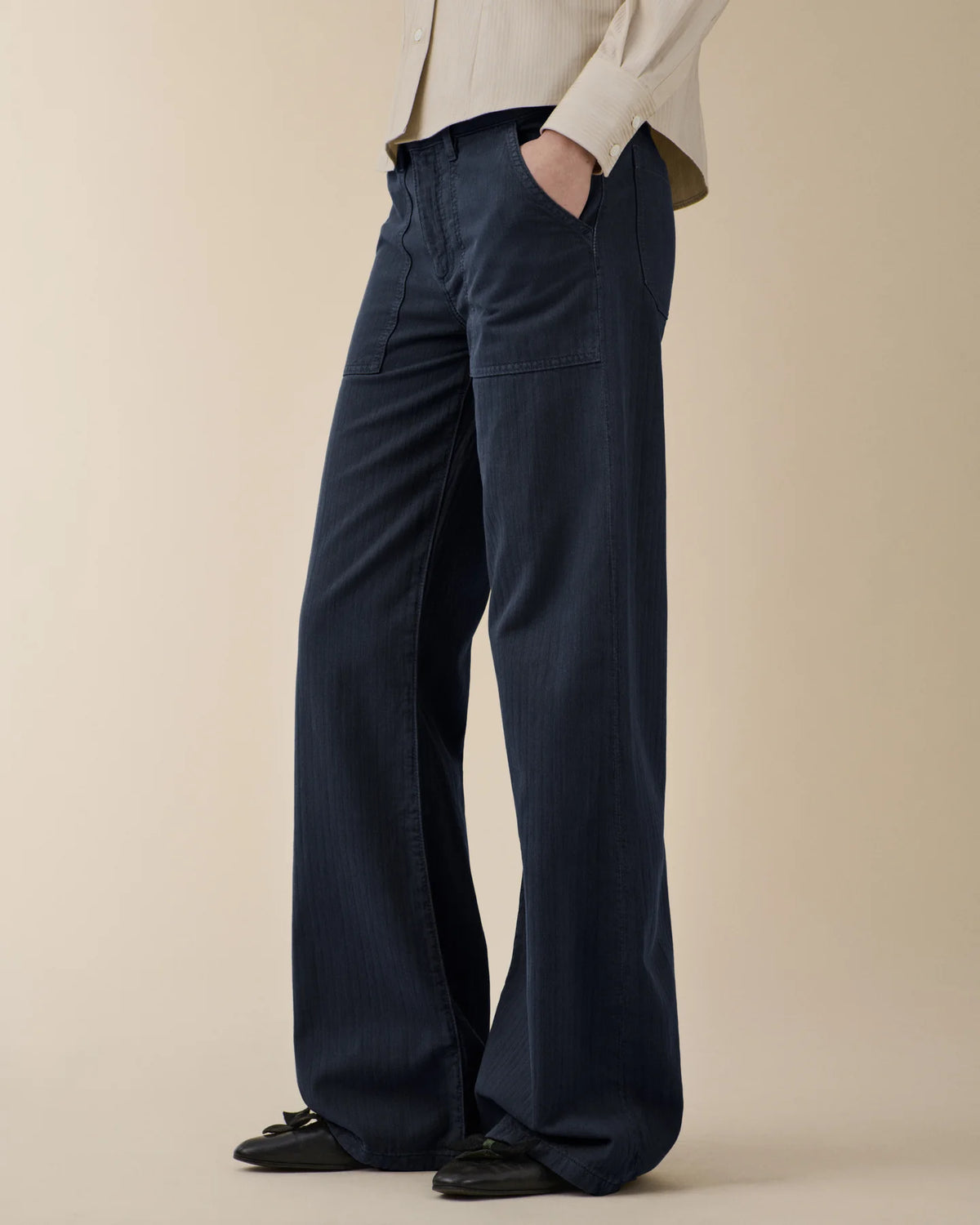 Jeanerica Guell Chevron Blue Black