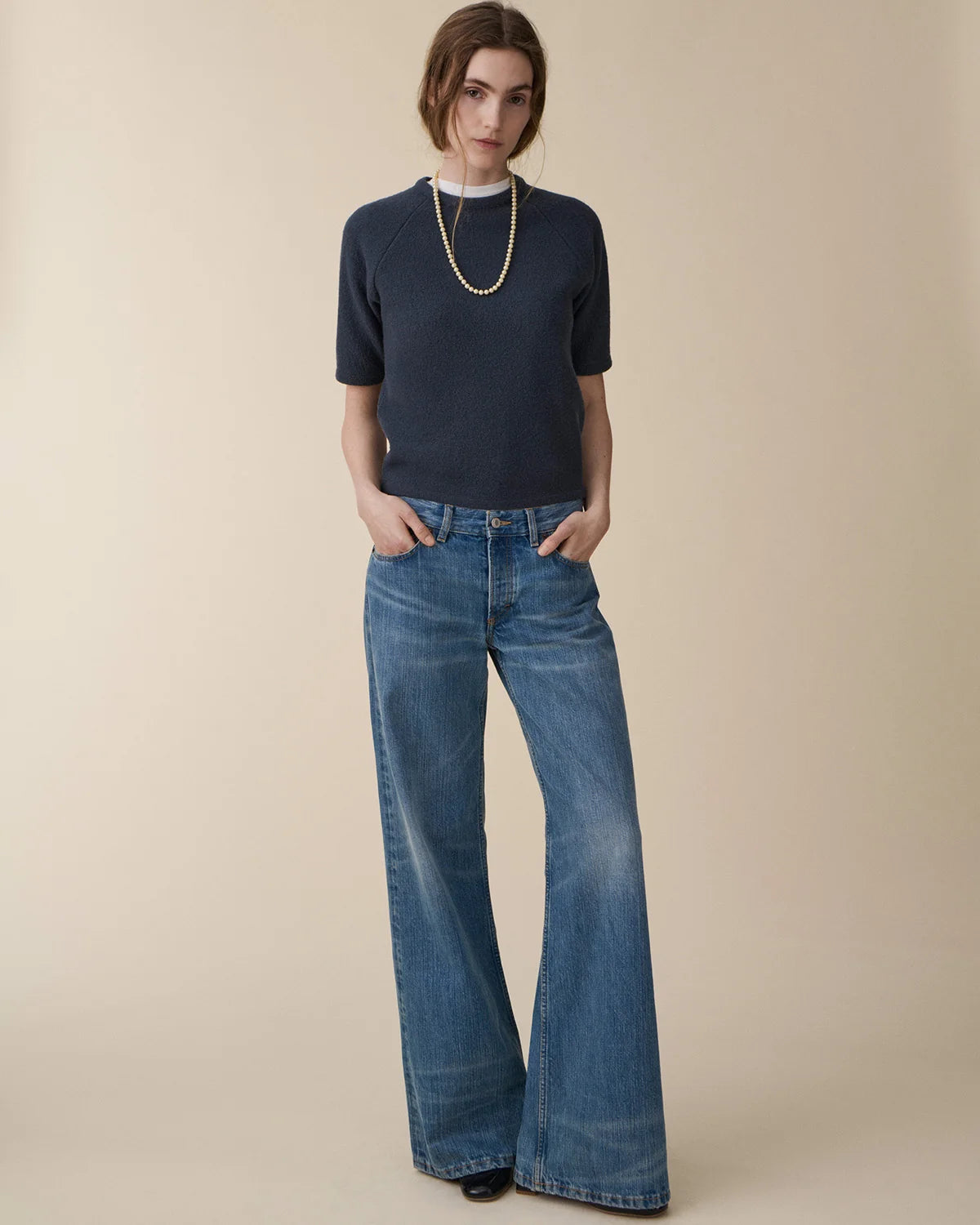 Jeanerica Kyoto Mid Blue Righe