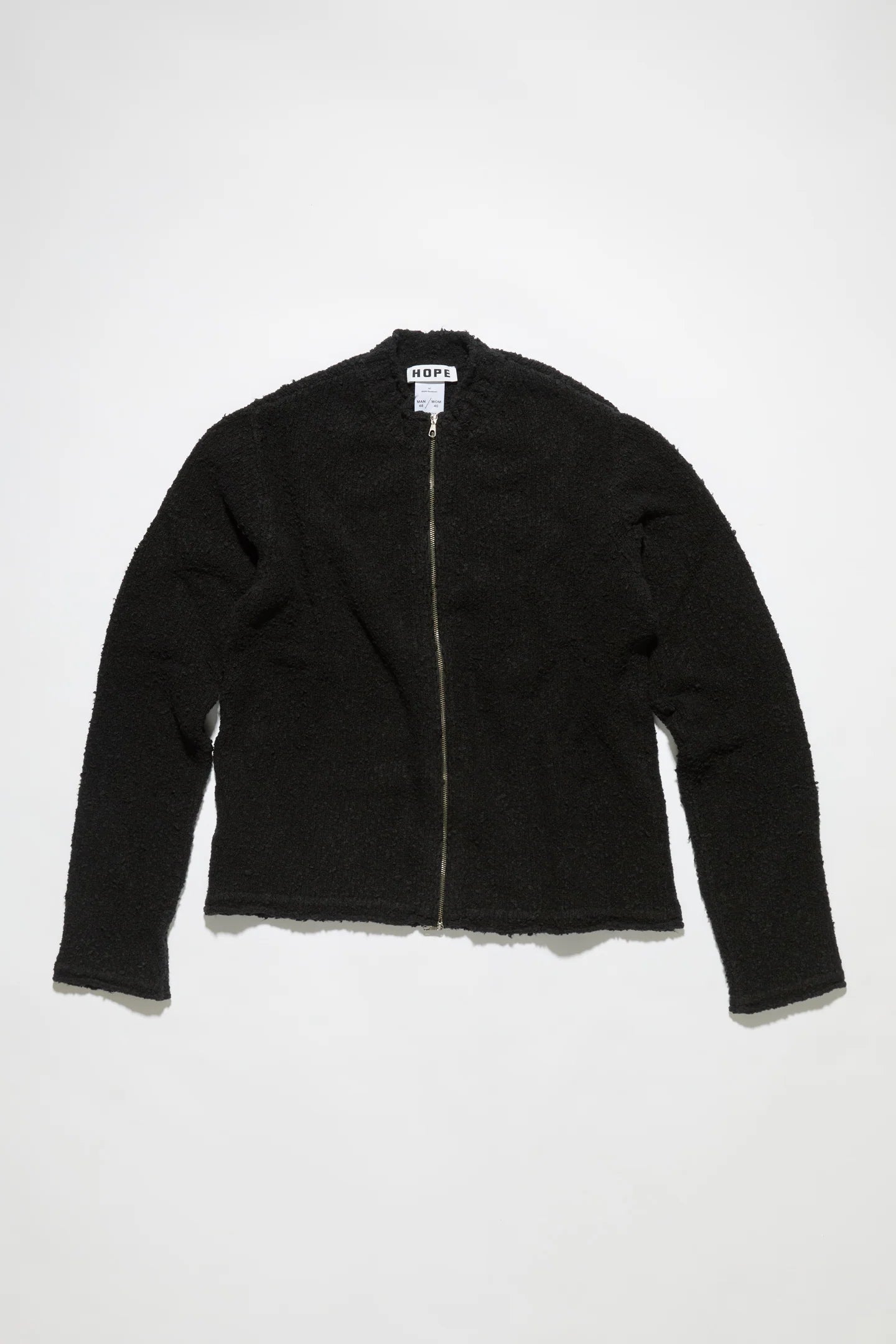 Hope Goal Cardigan Black Boucle