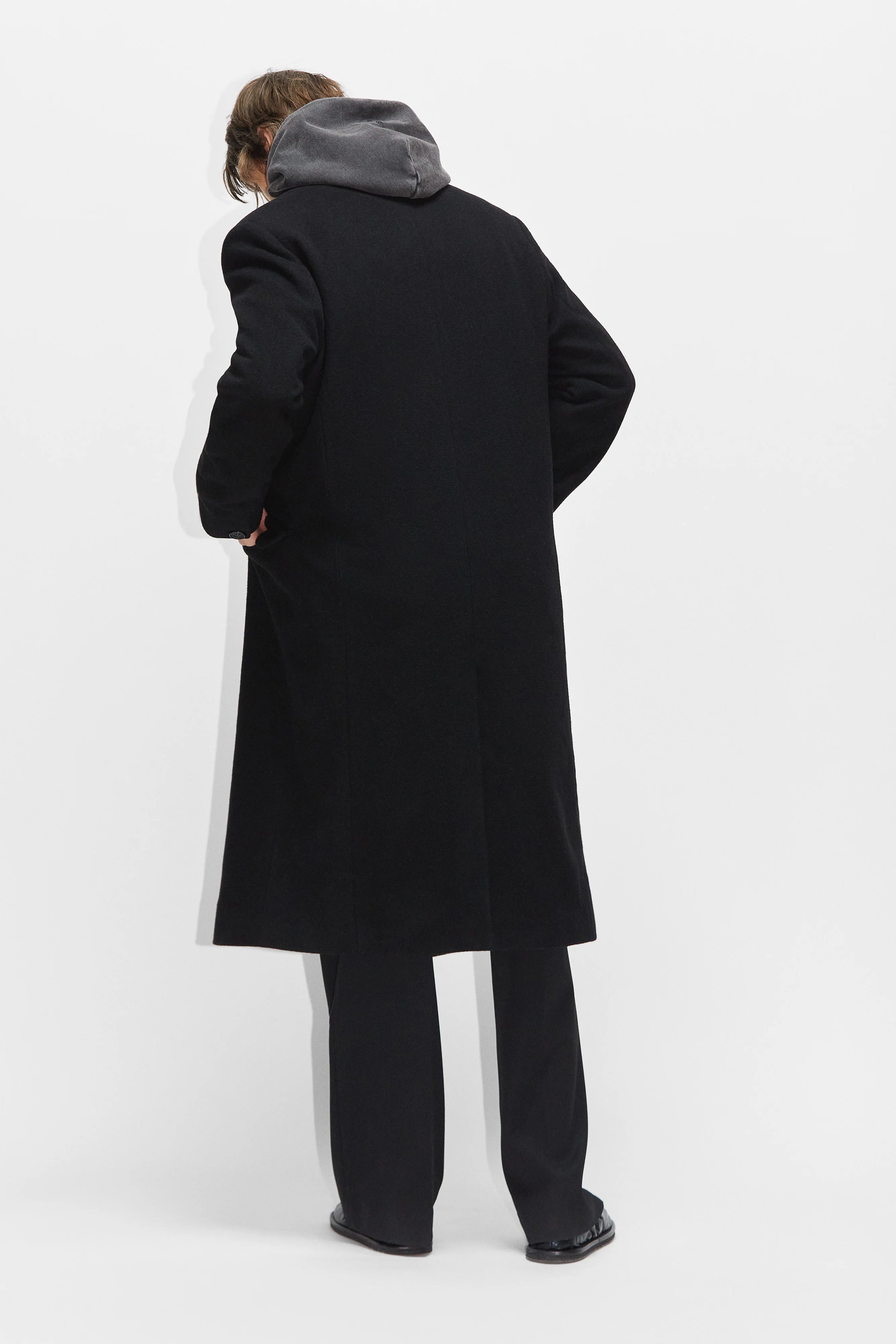 Hope Time Coat Black Twill