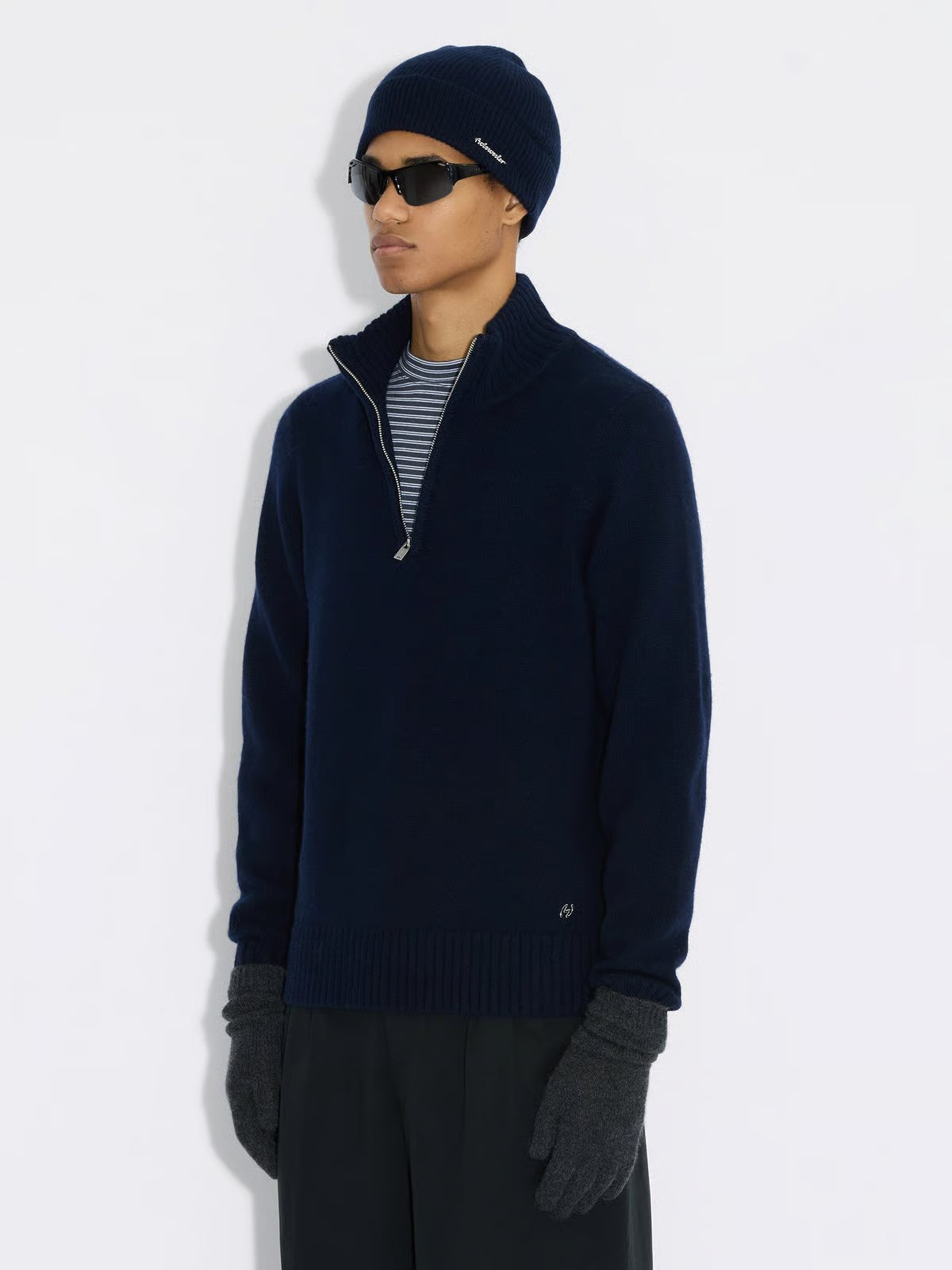 Holzweiler Milli Wool Beanie Navy