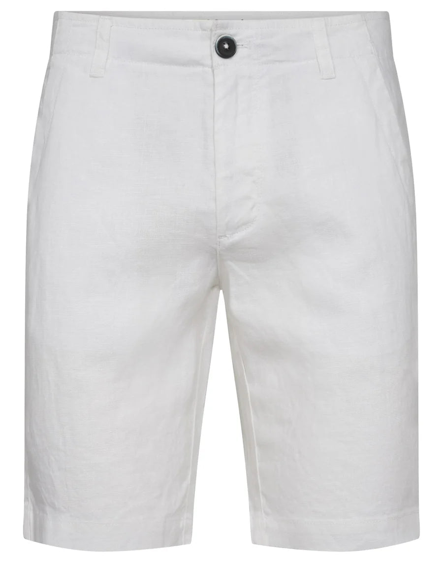 Bruun og Stengade Abel Regular Fit Shorts White