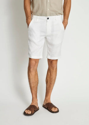 Bruun og Stengade Abel Regular Fit Shorts White