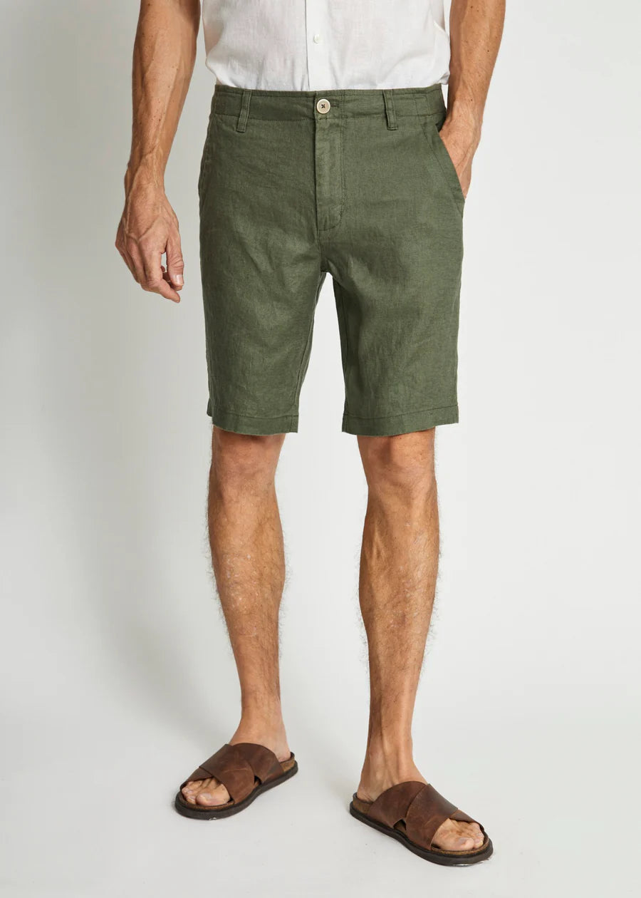 Bruun og Stengade Abel Regular Fit Shorts Army