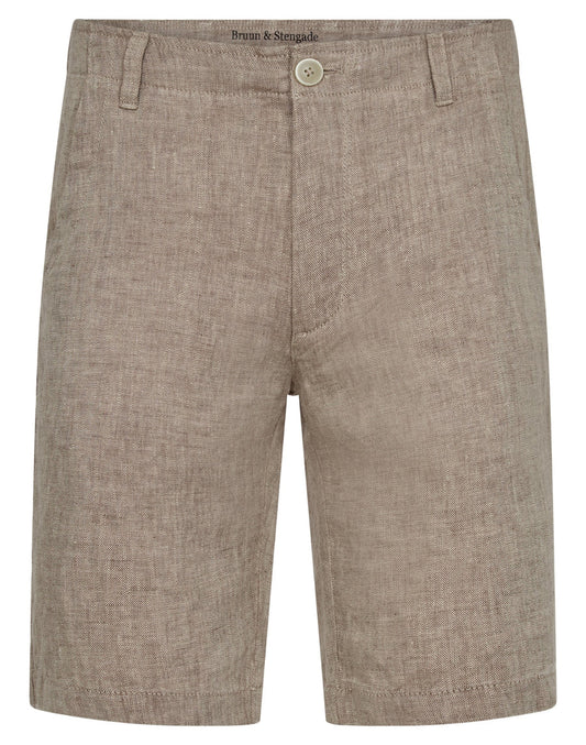 Bruun og Stengade Abel Regular Fit Shorts Brown