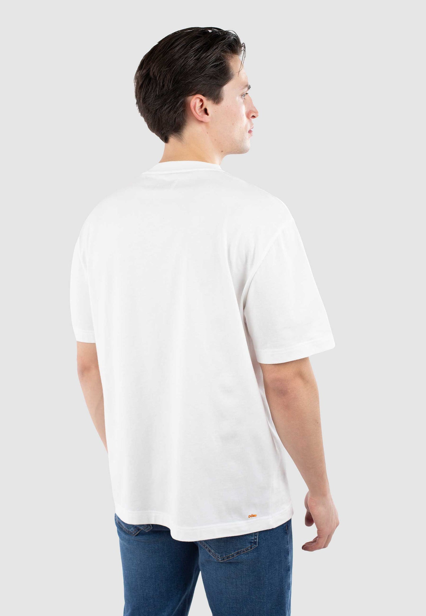 Ciszere Mico High Collar Tee White