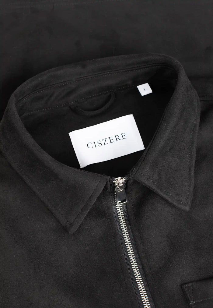 Ciszere Neo Vegan Suede Overshirt 2.0 Black