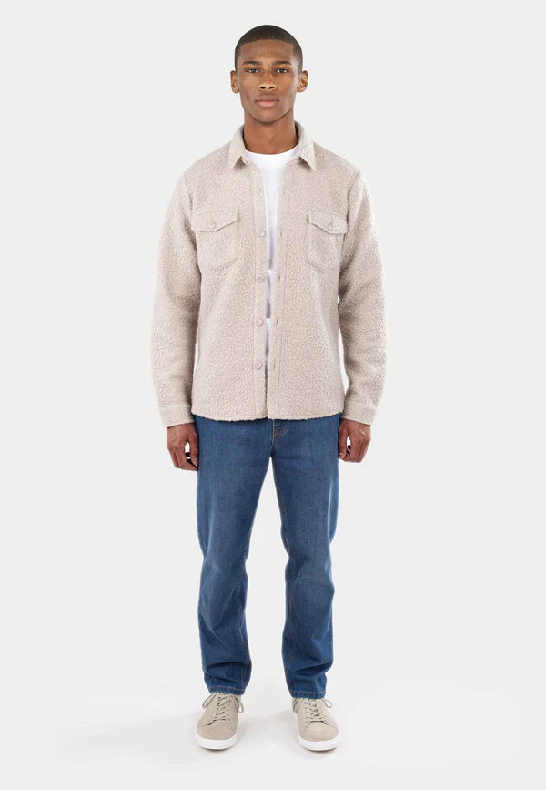 Ciszere Dani Boucle Overshirt Beige - Mojo Independent Store