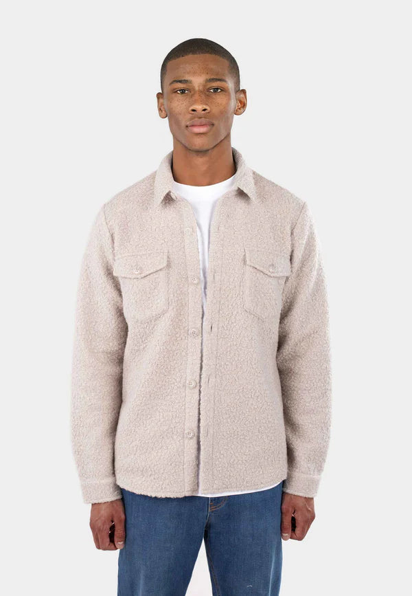 Ciszere Dani Boucle Overshirt Beige - Mojo Independent Store