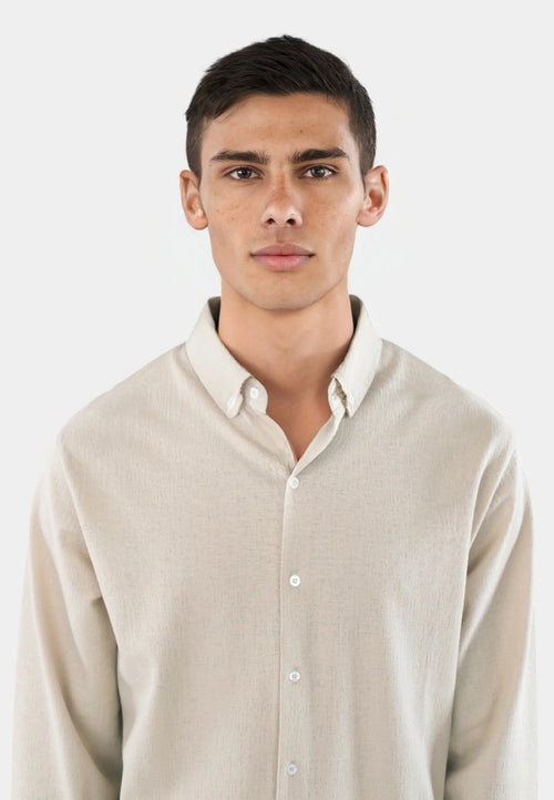 Ciszere Jesse Jacquard Shirt Beige