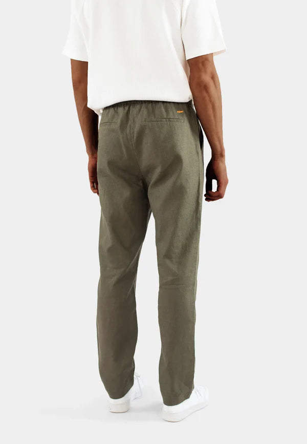 Ciszere Harlow Linen Trousers Dusty Sage Green