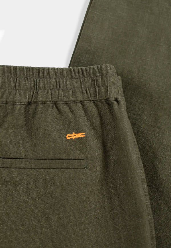 Ciszere Harlow Linen Trousers Dusty Sage Green