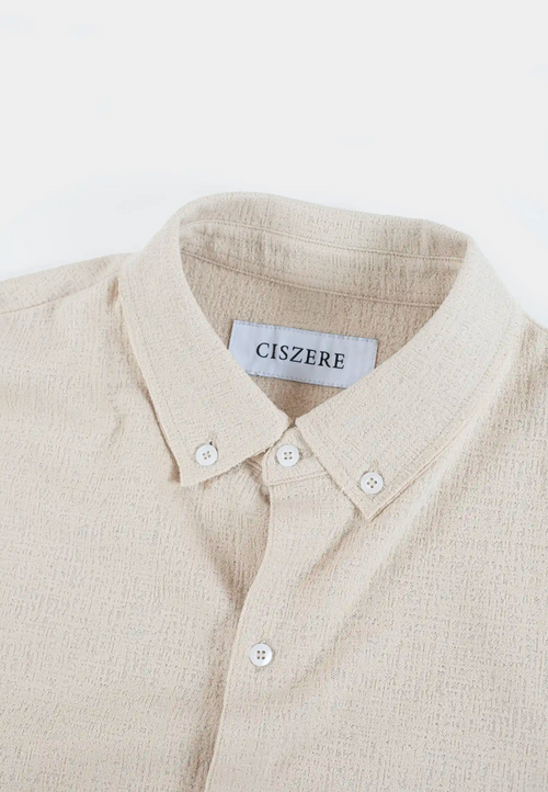 Ciszere Jesse Jacquard Shirt Beige