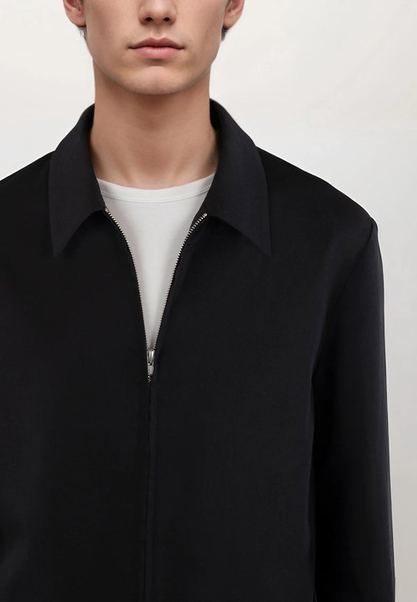 Ciszere Evander Suit Zip Overshirt Black