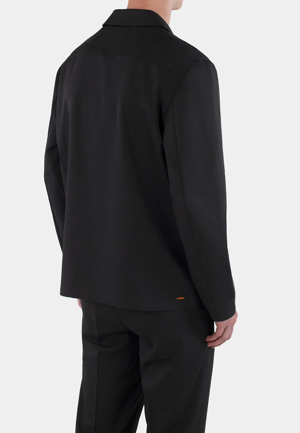 Ciszere Evander Suit Zip Overshirt Black