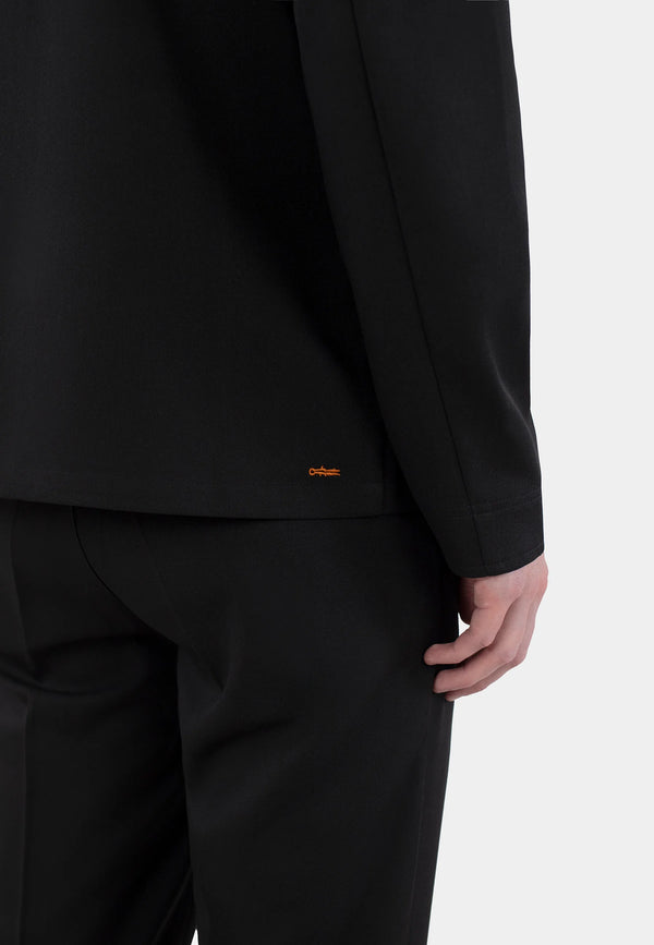 Ciszere Evander Suit Zip Overshirt Black