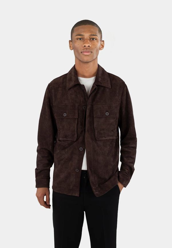 Ciszere Nash Vegan Suede Jacket Java