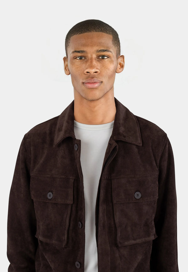 Ciszere Nash Vegan Suede Jacket Java