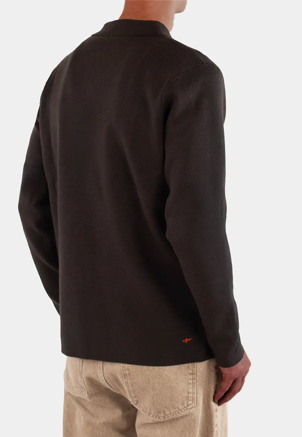 Ciszere Caleb Knitted Half Zip Java