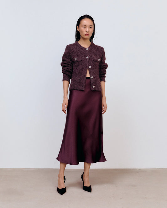 Ida Sjöstedt Jaden Cardigan Burgundy