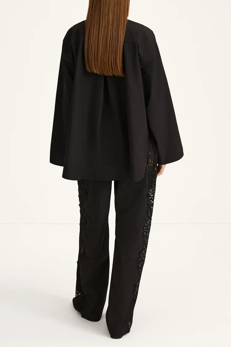 Stylein Jeraldine Embroidery Trousers Black - Mojo Independent Store