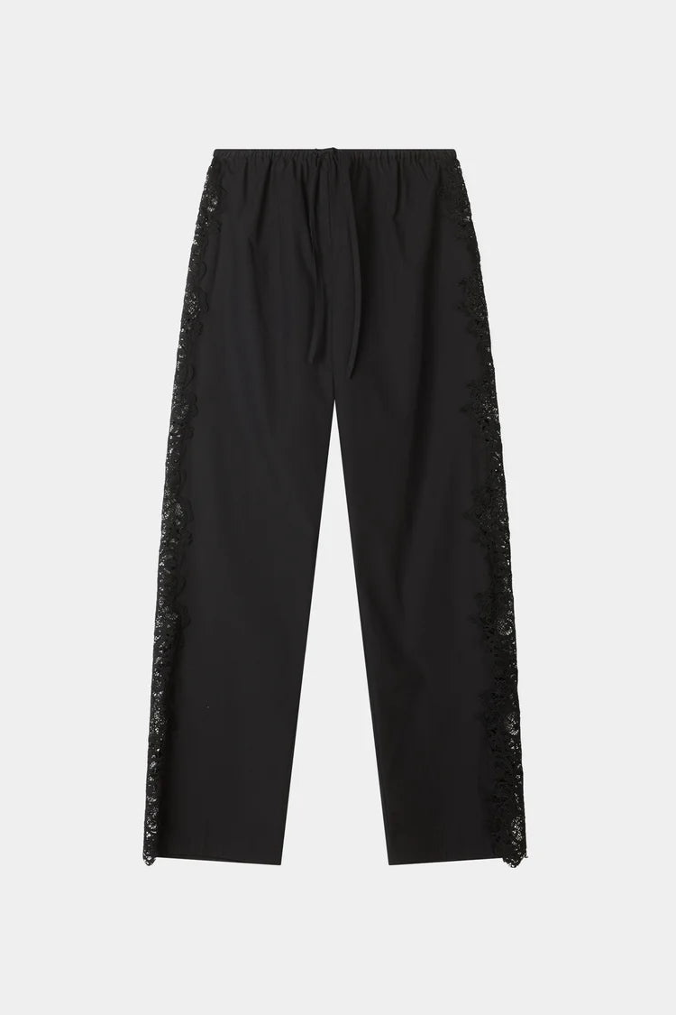 Stylein Jeraldine Embroidery Trousers Black - Mojo Independent Store
