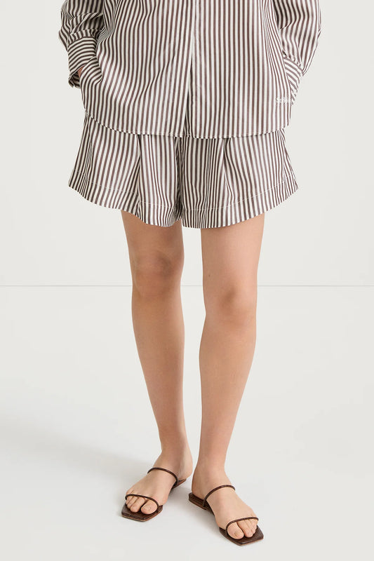 Stylein Mojo Shorts Brown Stripe - Mojo Independent Store