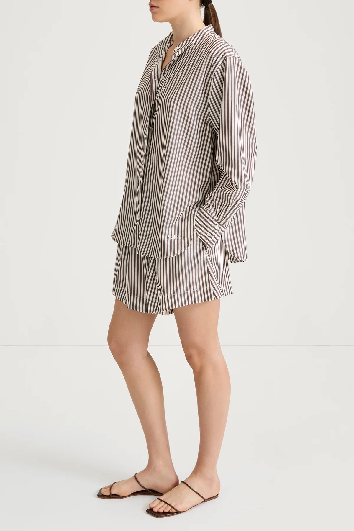 Stylein Mojo Shorts Brown Stripe - Mojo Independent Store
