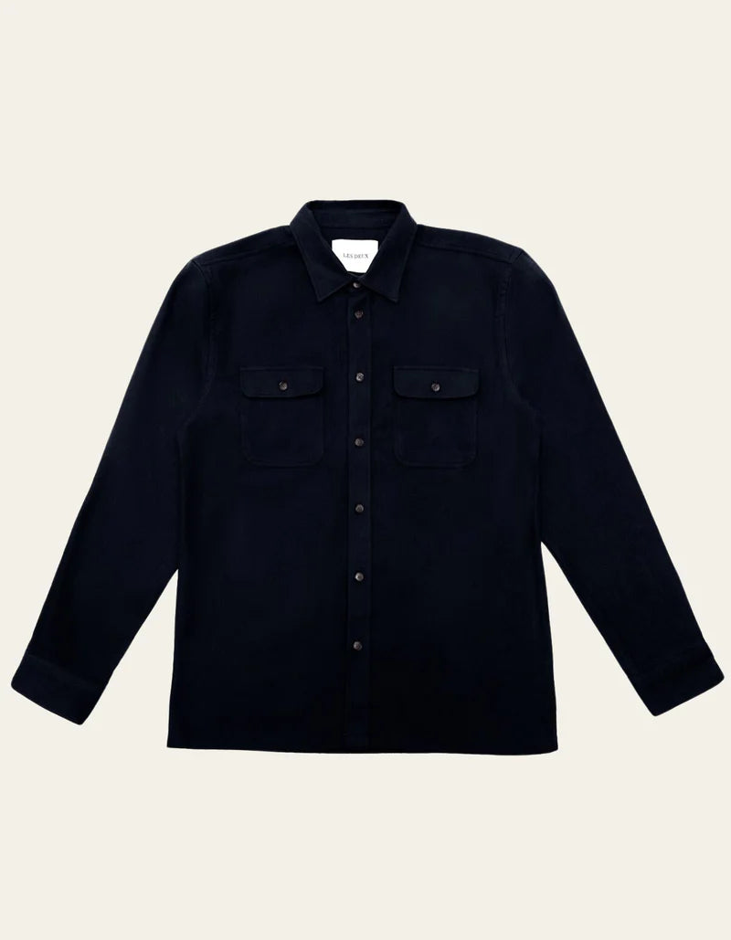 Les Deux Joseph Overshirt Dark Navy