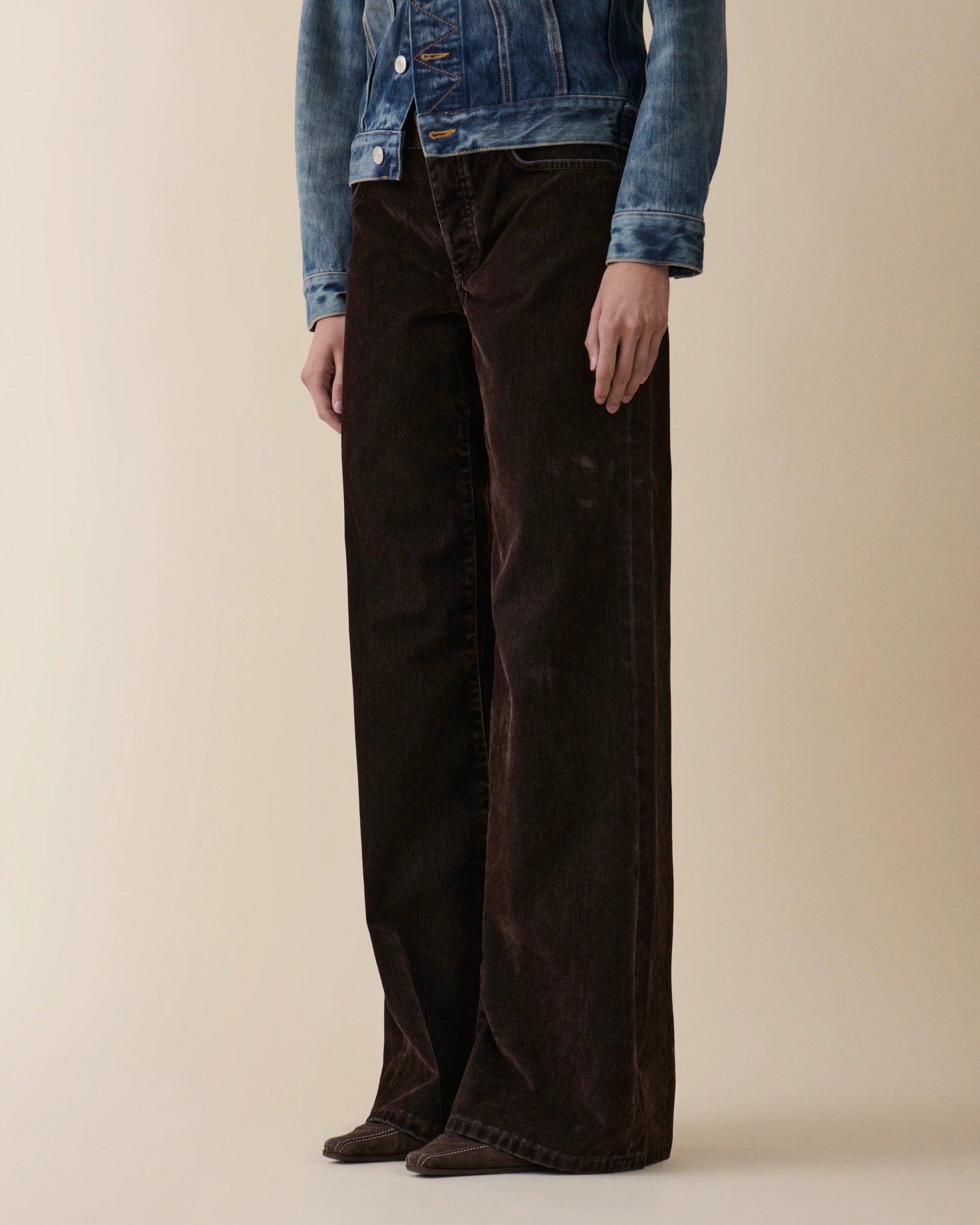 Jeanerica Kyoto Brown Flock Corduroy - Mojo Independent Store
