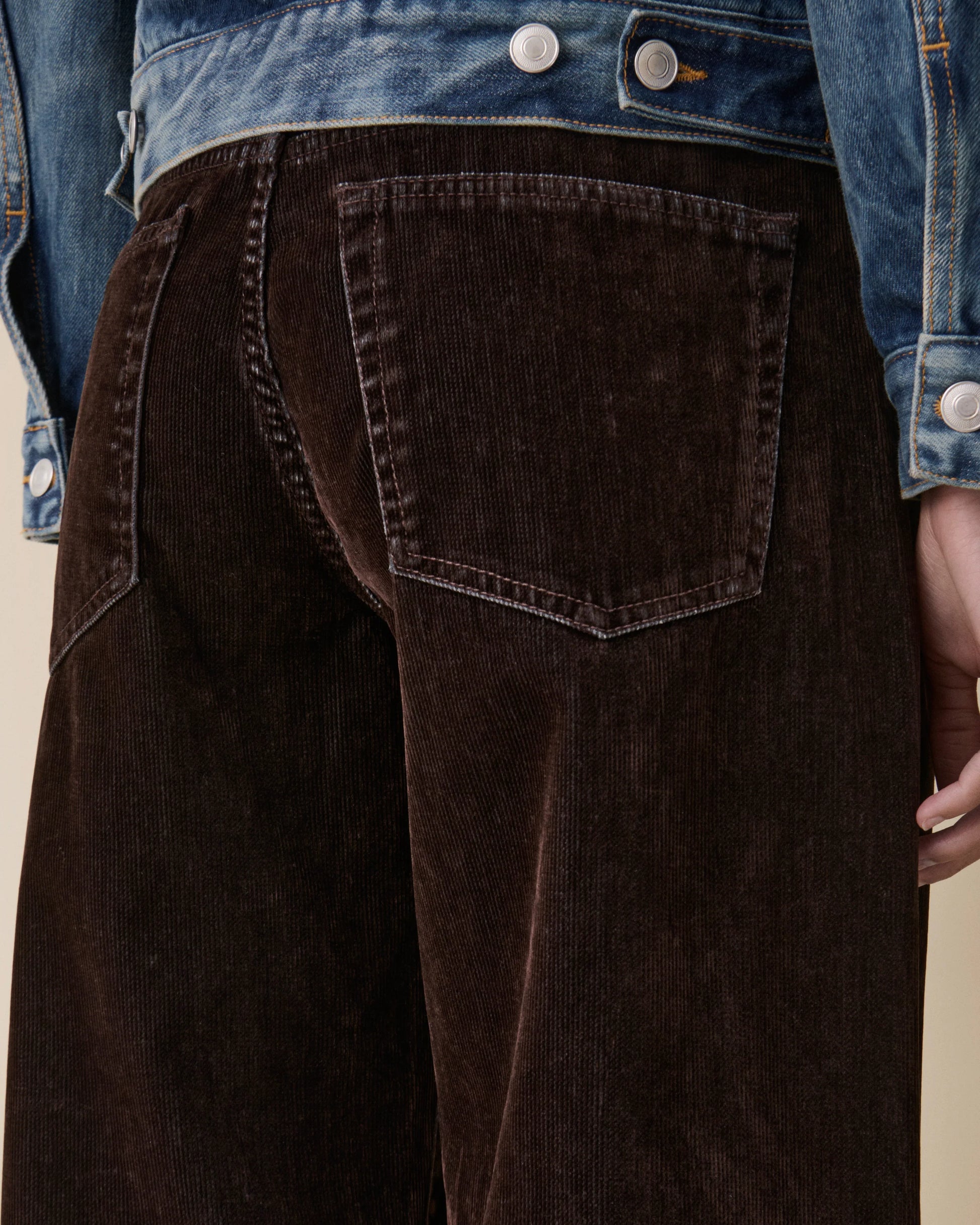 Jeanerica Kyoto Brown Flock Corduroy - Mojo Independent Store