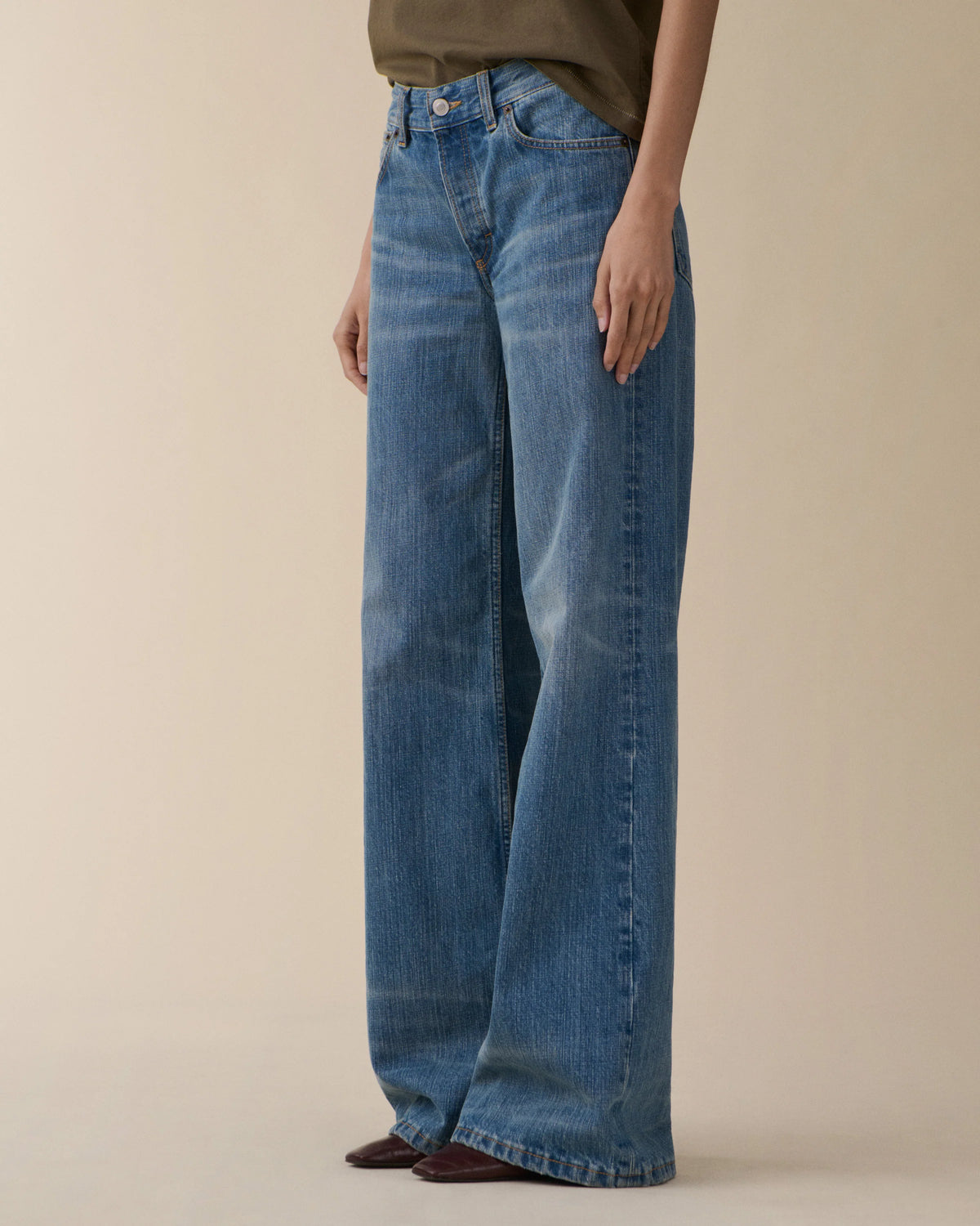 Jeanerica Kyoto Mid Blue Righe